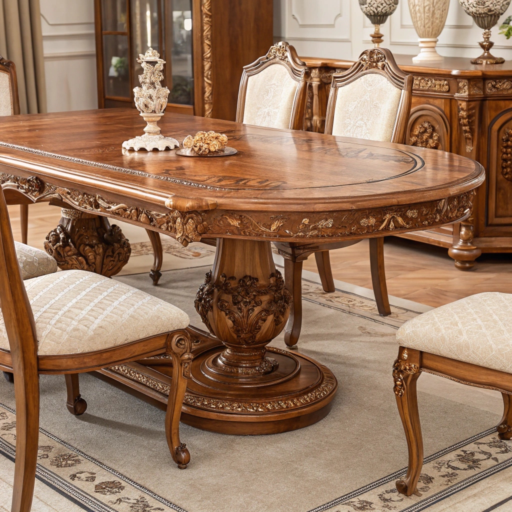 Oil finish on wood surface